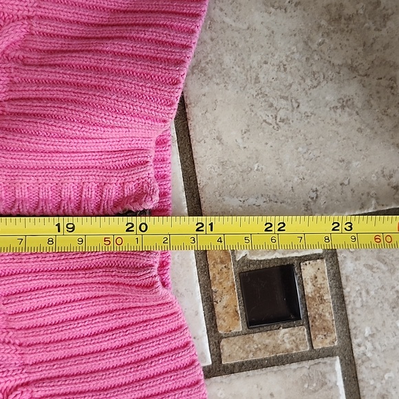 Lilly Pultizer Hot Pink Cable Knit Zip Up Hoodie Small - Picture 13 of 15